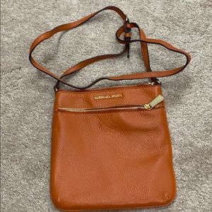 Michael Kors orange leather Crossbody
